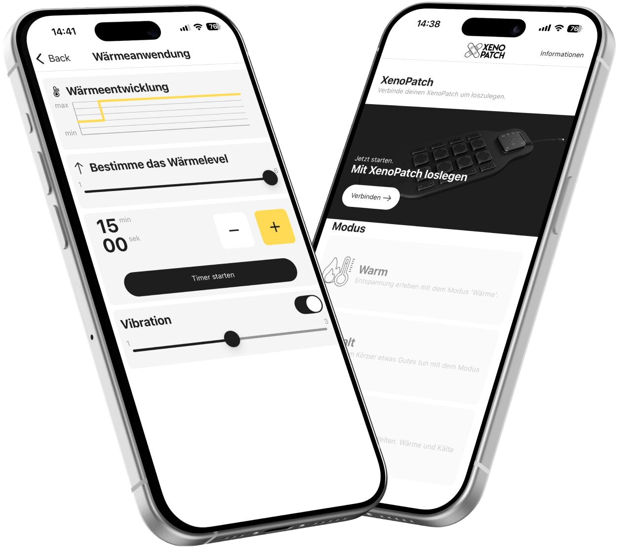 Control de XenoHeat mediante la app