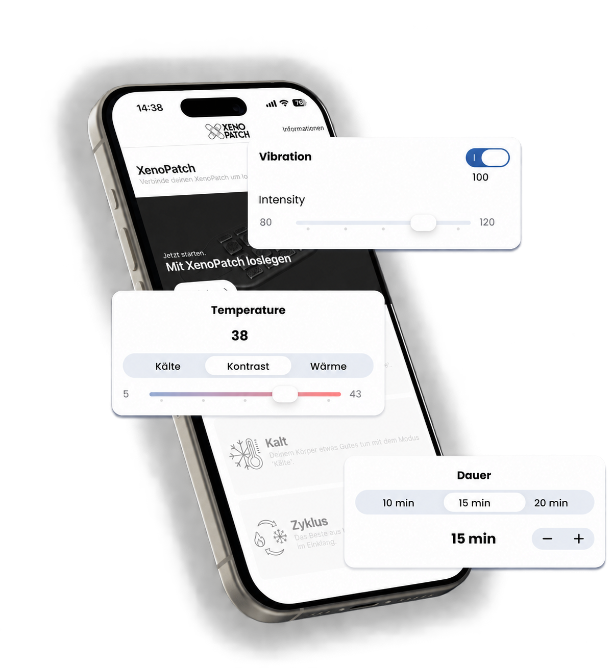 Control de XenoBelt mediante la app